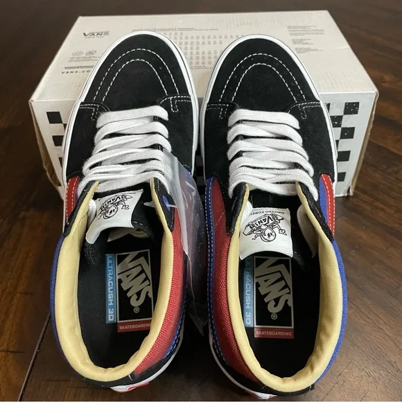 Vans Skate Grosso Mid University Red/Blue Men Size 7.5, equivalent to Women 9 - Picture 9 of 9